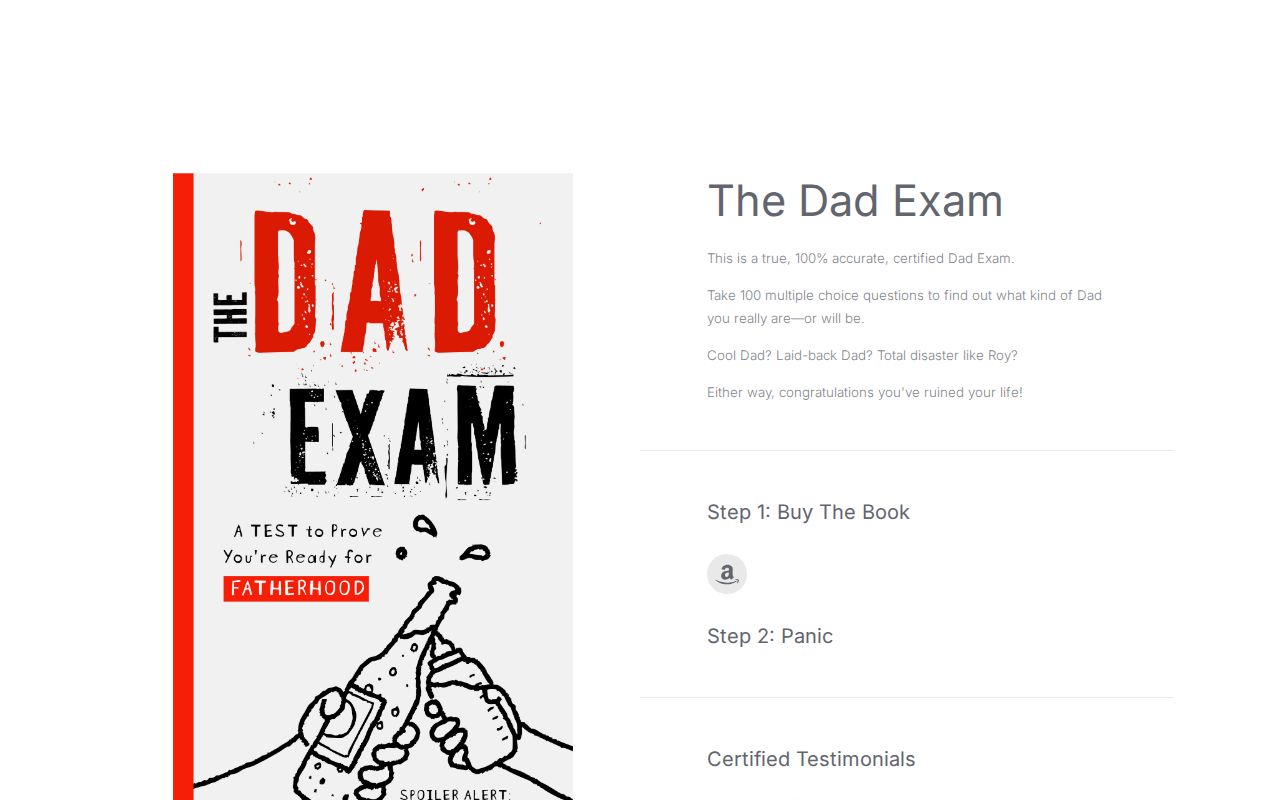 The Dad Exam